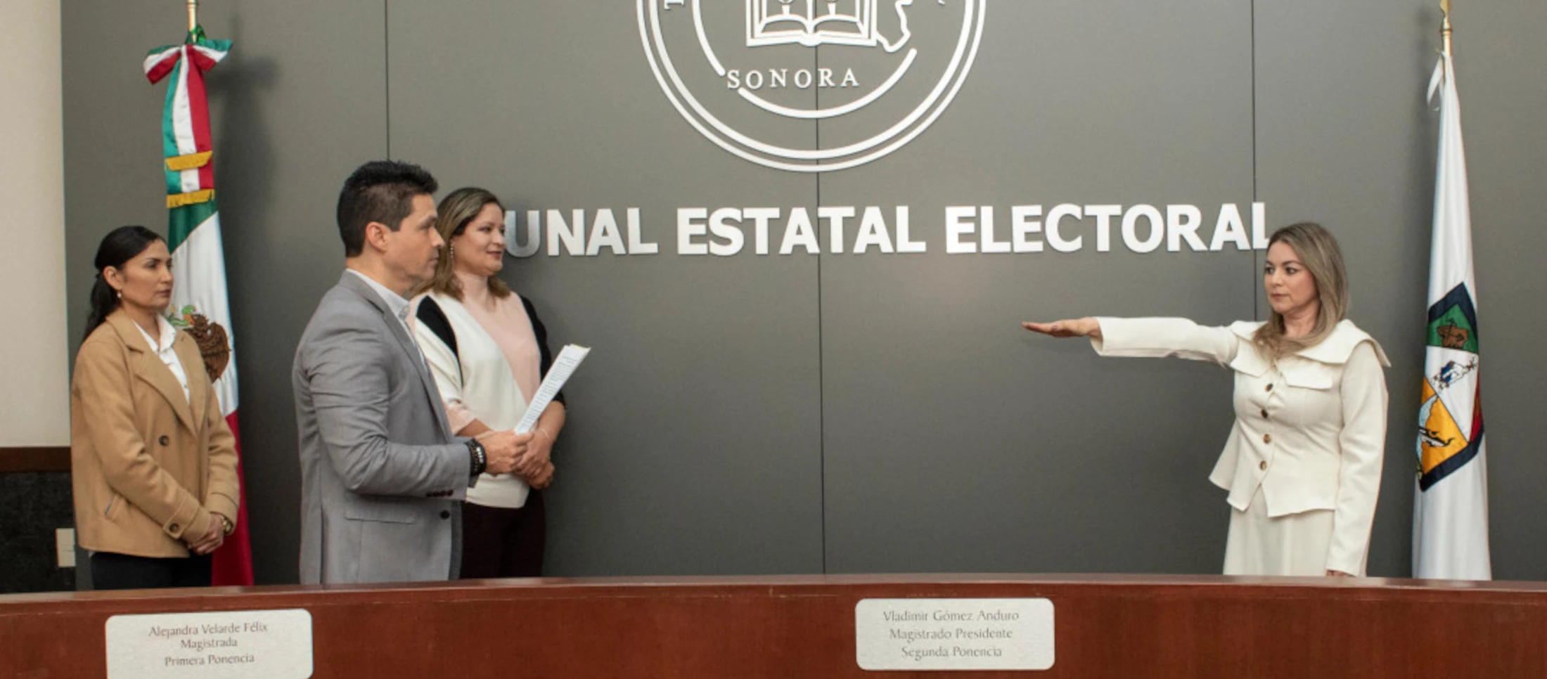 Toma de protesta de la Magistrada Alejandra Velarde Félix como Presidenta del Tribunal